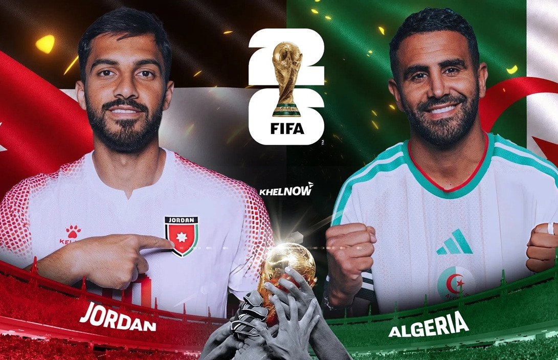 Link xem trực tiếp Jordan và Algeria (bảng J World Cup 2026)

